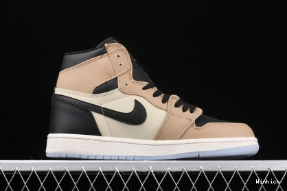 JORDAN - HIGH AH7389-003 RETRO BLACK 1 MUSHROOM 0810